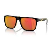 Fz6002U 5016Q Sunglasses Ferrari , Black , Heren