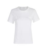 Slim Logo T-shirt Helmut Lang , White , Dames