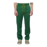 Linnen Broek Rhude , Green , Heren