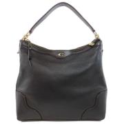 Pre-owned Leather handbags Coach Pre-owned , Black , Dames