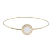 Pre-owned Rose Gold bracelets Bvlgari Vintage , White , Dames