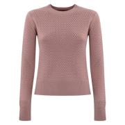 Cashmere Trui Roze Lange Mouw Max Mara Studio , Pink , Dames