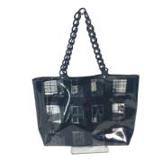 Pre-owned Vinyl chanel-bags Chanel Vintage , Black , Dames