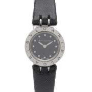 Pre-owned Stainless Steel watches Bvlgari Vintage , Black , Dames