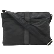 Pre-owned Canvas shoulder-bags Hermès Vintage , Black , Dames