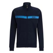 Authentic Jacket Z - Heren Zip-Up Sweatshirt Boss , Blue , Heren