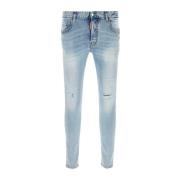 Super Twinky Stretch Denim Jeans Dsquared2 , Blue , Heren