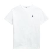 Witte Katoenen Regular Fit T-shirt Polo Ralph Lauren , White , Heren