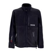 Zwarte fleecejacket met ritssluiting Timberland , Black , Heren