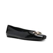 Platte schoenen voor vrouwen Salvatore Ferragamo , Black , Dames