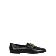 Ketting Horsebit Leren Loafers Tod's , Black , Dames