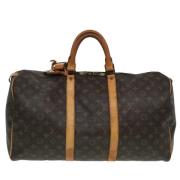 Pre-owned Canvas travel-bags Louis Vuitton Vintage , Brown , Dames