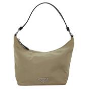 Pre-owned Fabric prada-bags Prada Vintage , Beige , Dames