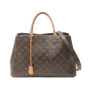 Pre-owned Leather louis-vuitton-bags Louis Vuitton Vintage , Brown , D...