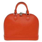 Pre-owned Leather louis-vuitton-bags Louis Vuitton Vintage , Orange , ...