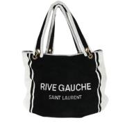 Pre-owned Fabric totes Yves Saint Laurent Vintage , Black , Dames