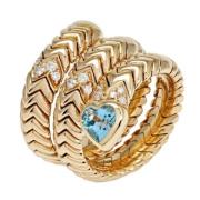 Pre-owned Yellow Gold rings Bvlgari Vintage , Yellow , Dames