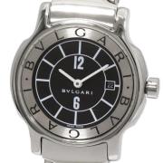 Pre-owned Metal watches Bvlgari Vintage , Black , Dames