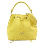 Pre-owned Leather handbags Salvatore Ferragamo Pre-owned , Yellow , Da...