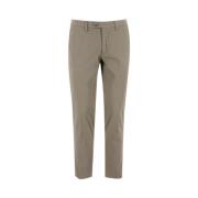 Slim Fit Katoenen Broek Michael Coal , Gray , Heren