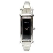 Pre-owned Metal watches Gucci Vintage , Black , Dames