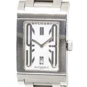 Pre-owned Metal watches Bvlgari Vintage , White , Heren