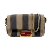 Pre-owned Leather fendi-bags Fendi Vintage , Beige , Dames