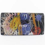 Pre-owned Leather wallets Fendi Vintage , Multicolor , Dames