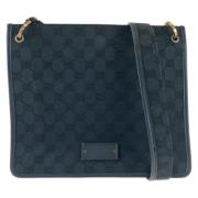 Pre-owned Canvas gucci-bags Gucci Vintage , Black , Dames