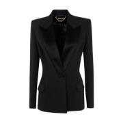 Stijlvolle Jas voor Vrouwen Elisabetta Franchi , Black , Dames