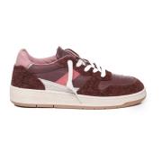 Bruine Court 2.0 Sneakers Chocolade D.a.t.e. , Brown , Dames