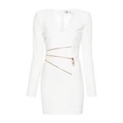 Witte Jurk Aw24 Dameskleding Elisabetta Franchi , White , Dames