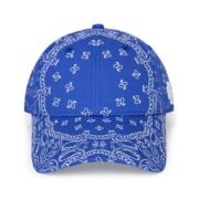 Blauwe Katoenen Bandana Baseballpet Garment Workshop , Blue , Heren