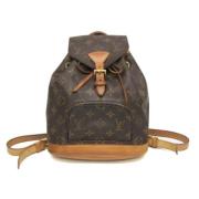 Pre-owned Canvas backpacks Louis Vuitton Vintage , Brown , Dames