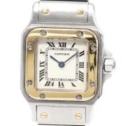 Pre-owned Metal watches Cartier Vintage , Yellow , Dames