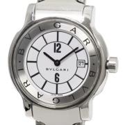 Pre-owned Metal watches Bvlgari Vintage , White , Dames