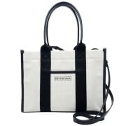 Pre-owned Canvas totes Balenciaga Vintage , White , Dames