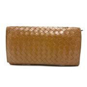 Pre-owned Leather wallets Bottega Veneta Vintage , Brown , Dames