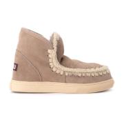 Handgemaakte Mini Eskimo Sneaker in Grijs Mou , Gray , Dames