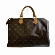 Pre-owned Canvas louis-vuitton-bags Louis Vuitton Vintage , Brown , Da...