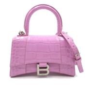 Pre-owned Leather balenciaga-bags Balenciaga Vintage , Purple , Dames