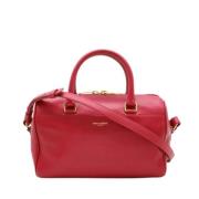 Pre-owned Leather handbags Yves Saint Laurent Vintage , Pink , Dames