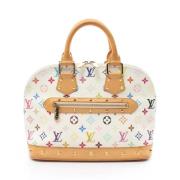 Pre-owned Leather louis-vuitton-bags Louis Vuitton Vintage , White , D...