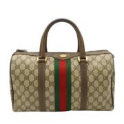 Pre-owned Plastic gucci-bags Gucci Vintage , Beige , Dames