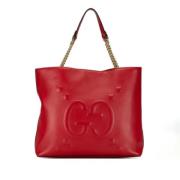 Pre-owned Leather gucci-bags Gucci Vintage , Red , Dames