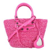 Roze Handtas met Dubbele Handvatten Balenciaga , Pink , Dames