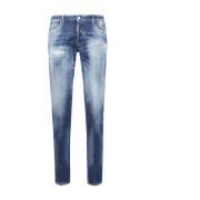 Klassieke Jeans met Vijf Zakken Dsquared2 , Blue , Heren