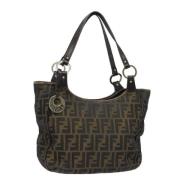 Pre-owned Canvas totes Fendi Vintage , Brown , Dames