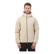 Omkeerbare Beige Jas Slim Fit K-Way , Beige , Heren