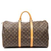 Pre-owned Coated canvas handbags Louis Vuitton Vintage , Brown , Dames